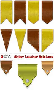 Vectors - Shiny Leather Stickers