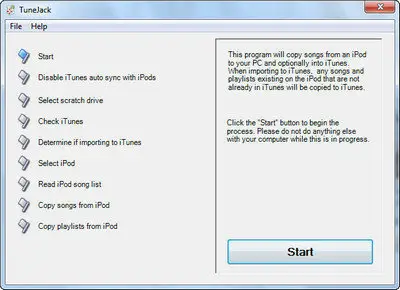 TuneJack for Windows 6.8.0.0