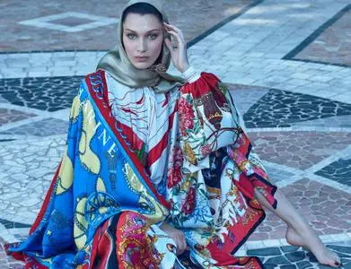 Bella Hadid by Mariano Vivanco for Harper's Bazaar Arabia October 2018