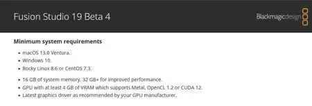 Blackmagic Design Fusion Studio 19.0.0.39 Public Beta 4