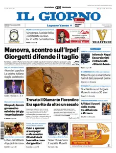 Il Giorno Legnano Varese - 7 Novembre 2025