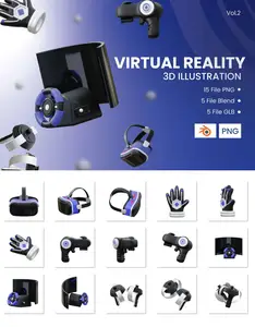EE - 3D Virtual Reality Icon Illustration Vol.2 PQX2S5F