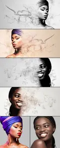 AS - Smoke dispersion Portrait Effect 481709263