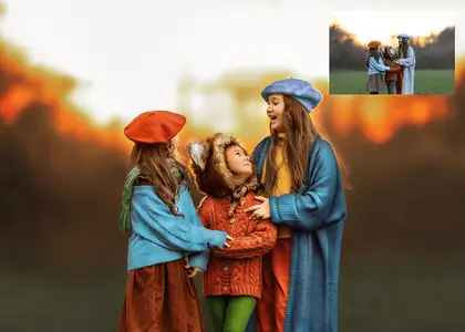 Sweet Soul Studios -  Outdoor Painterly Portrait Collection - Photoshop Actions + Overlays