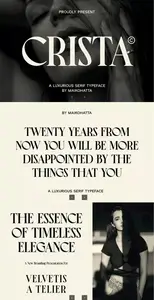 EE - Crista - Elegant Serif Typeface A6NR5NN