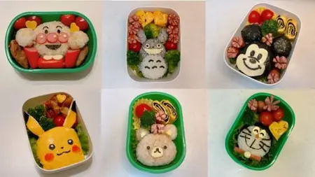 Japanese Food / Bento Recipes with 6 Popular Character