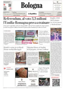 la Repubblica Bologna - 8 Giugno 2025