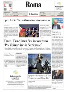 la Repubblica Roma - 12 Ottobre 2025