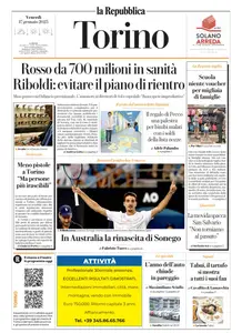 la Repubblica Torino - 17 Gennaio 2025