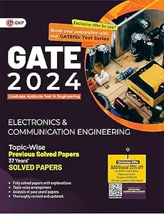 GATE 2024 Electronics & Communication Engineering - 37 Years Topic-wise Previous Solved Papers