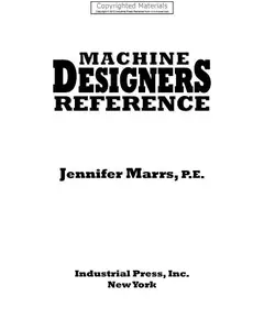 Machine Designers Reference