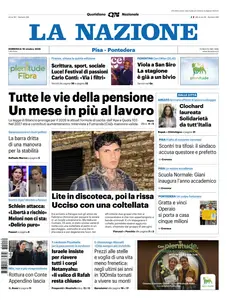 La Nazione Pisa Pontedera - 19 Ottobre 2025