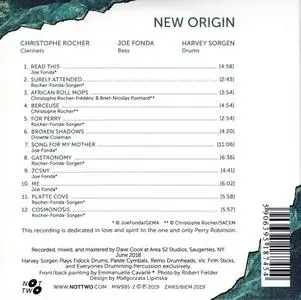 Christophe Rocher, Joe Fonda, Harvey Sorgen - New Origin (2019) {Not Two Records MW985-2}