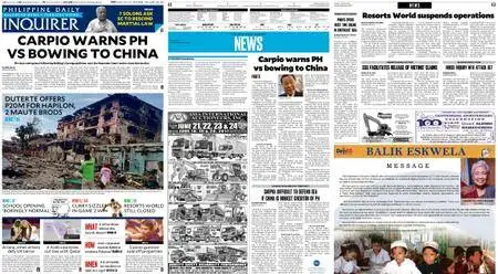 Philippine Daily Inquirer – June 06, 2017