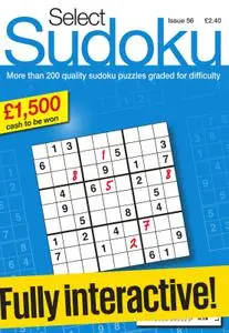 Select Sudoku – 12 January 2017