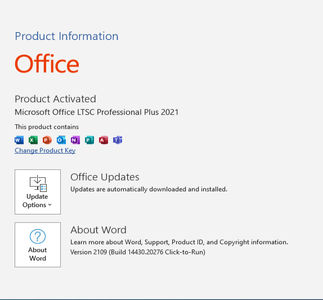 Microsoft Office Professional Plus 2021 Version 2109 Build 14430.20276 (x86-x64) Multilingual