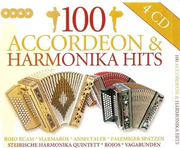 V.A. - 100 Accordeon & Harmonika Hits (4CD, 2007) [Repost]