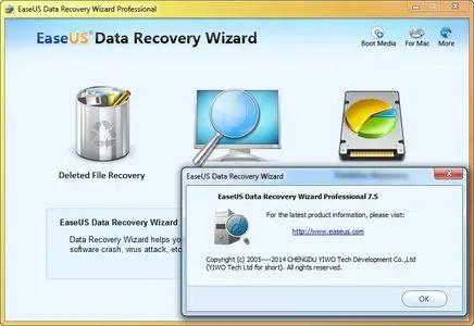 EaseUS Data Recovery Wizard Professional 7.5