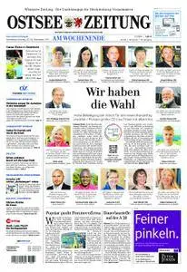 Ostsee Zeitung Wismar - 23. September 2017