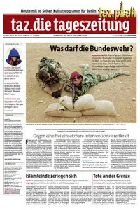 Tageszeitung TAZ vom 29 Januar 2015