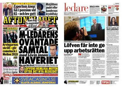 Aftonbladet – 16 oktober 2018