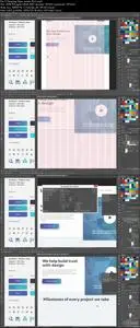 Workflow of Modern Web Design from Wireframes to Style Guide