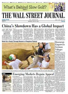 The Wall Street Journal - Monday, July 15 - 2013