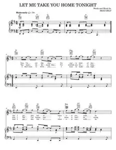 Let me take you home tonight - Boston (Piano-Vocal-Guitar)