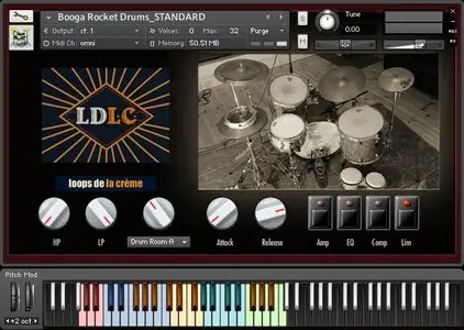 Loops De La Creme Booga Rocket Drums KONTAKT