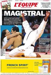 L'Equipe Edition du Samedi 4 Aout 2012