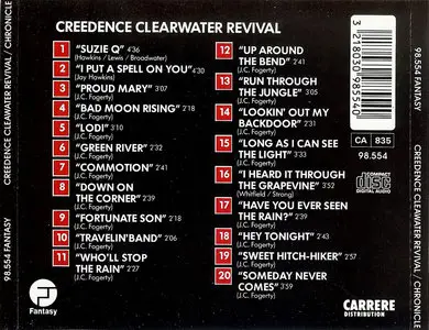 Creedence Clearwater Revival - Chronicle (1976) [Carrere, 98.554]