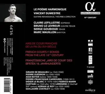 Le Poeme Harmonique, Vincent Dumestre - Coeur: Airs de Cour Francais de la fin du XVIe siecle (2015)
