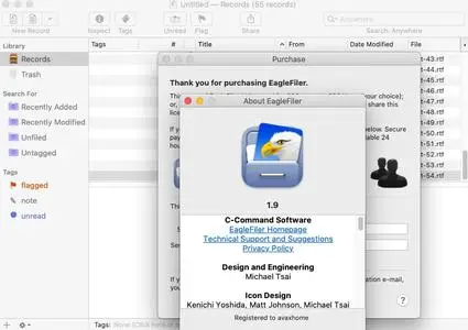 EagleFiler 1.9 macOS