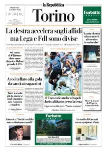 la Repubblica Torino - 2 Ottobre 2022