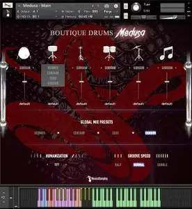 Musical Sampling Boutique Drums Medusa KONTAKT