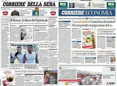 Il Corriere della Sera (02-02-15) + Corriere Economia
