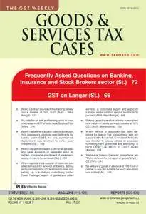 Goods & Services Tax Cases - June 12, 2018