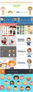 Vector Characters and Monsters Creation Kit