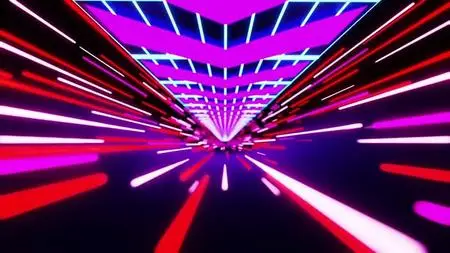 Neon Tunnel And Racing Arrows 1432663