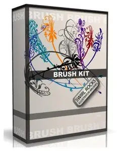 Swirl rocks - Illustrator brush kit