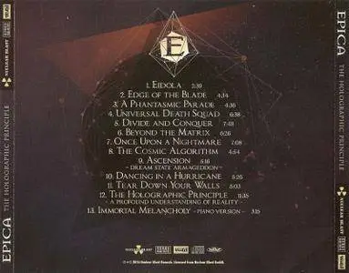 Epica - The Holographic Principle (2016) [Japanese Edition]