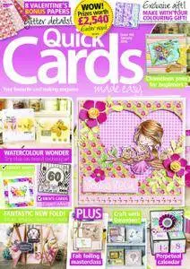 Quick Cards Made Easy - January 2016