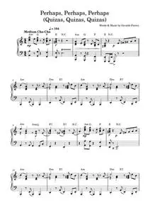 Quizas, Quizas, Quizas (Perhaps, Perhaps, Perhaps) - Osvaldo Farres (Piano Solo)