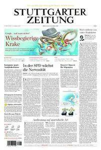 Stuttgarter Zeitung Stadtausgabe (Lokalteil Stuttgart Innenstadt) - 22. November 2017