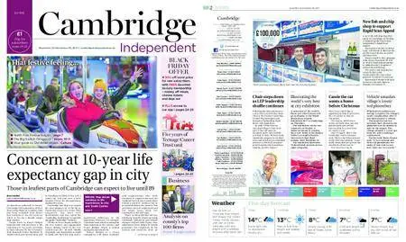 Cambridge Independent – November 22, 2017