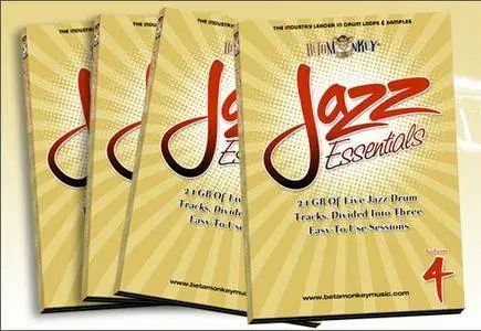 Beta Monkey Music Jazz Essentials IV: Multitrack Jazz Drum Tracks WAV