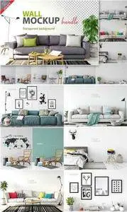 CreativeMarket - Wall Mockup - Bundle Vol. 1