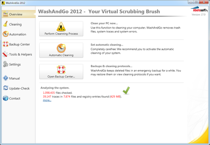 Abelssoft WashAndGo 2012 v17.15 Multilingual + Portable