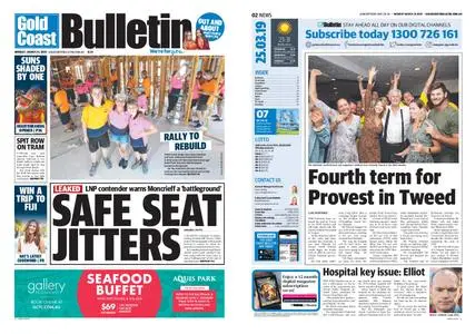 The Gold Coast Bulletin – March 25, 2019