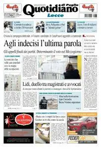 Quotidiano di Puglia Lecce - 3 Marzo 2018